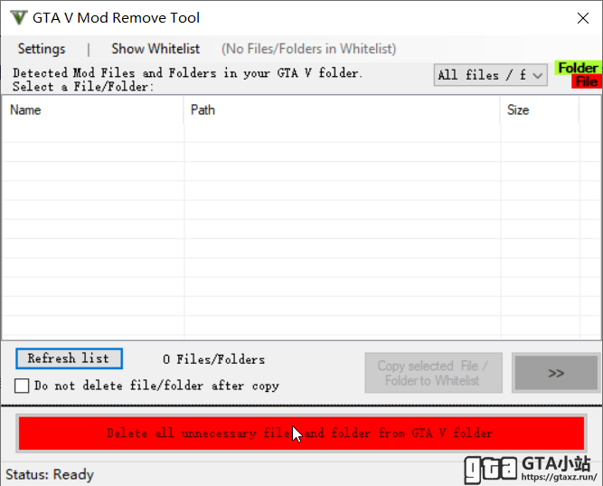 Gta V Mod Remove Tool 一键移除侠盗猎车手5 Gta5 Mod Gta小站